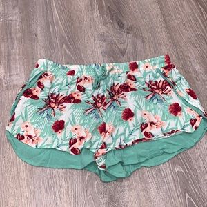 Floral beach shorts